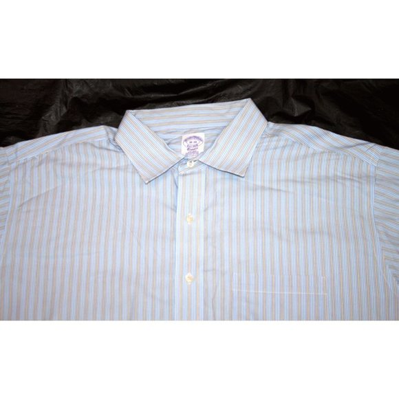 Brooks Brothers Classic 1818 Men's Long Sleeve Button Front Shirt Size 18-34 - Picture 2 of 4